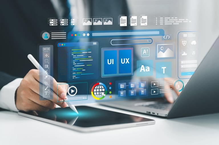 Web Developer Working
